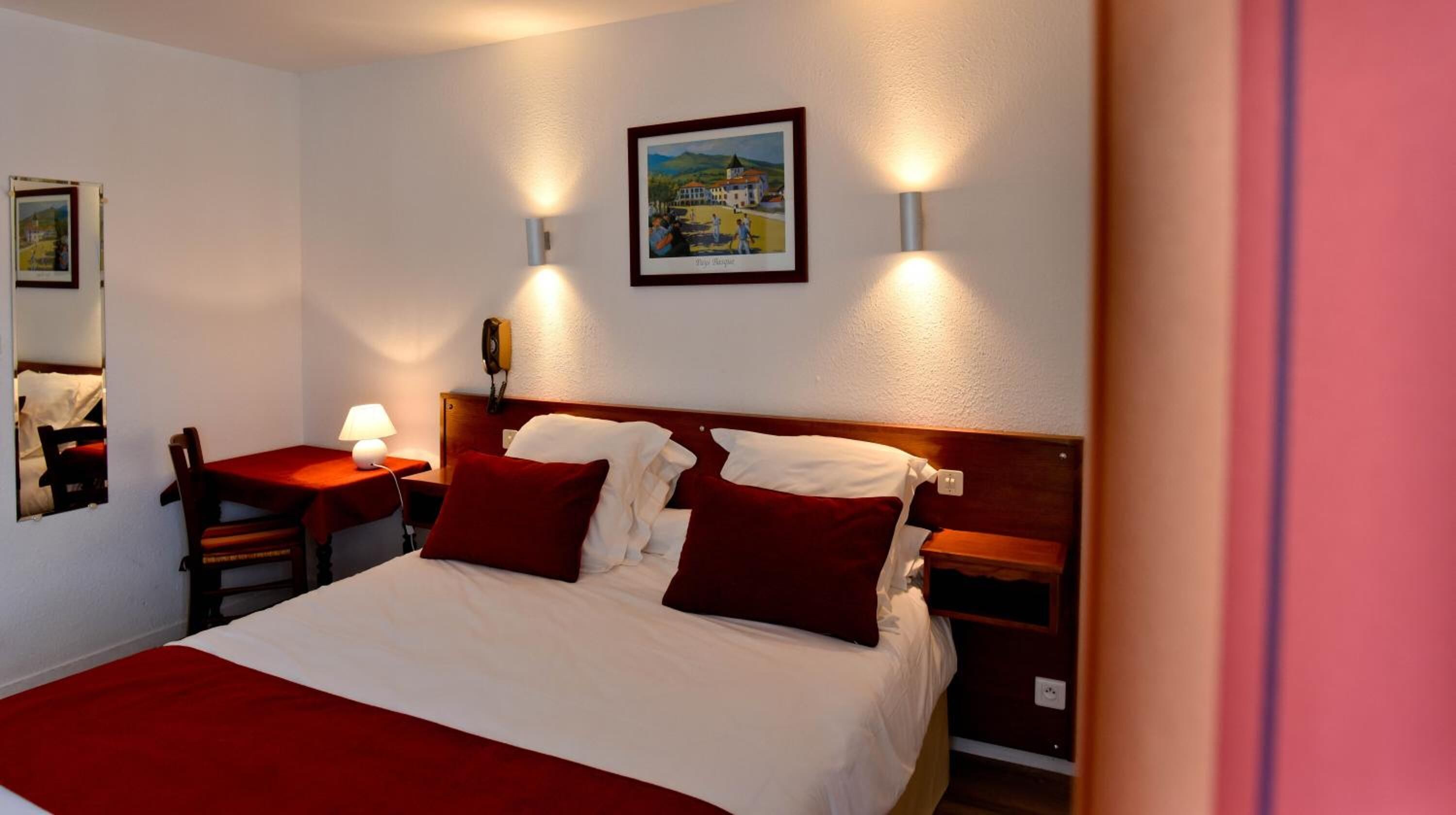 individually decorated, individually furnished, desk, iron/ironing board