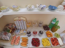 Daily buffet breakfast (EUR 10 per person)