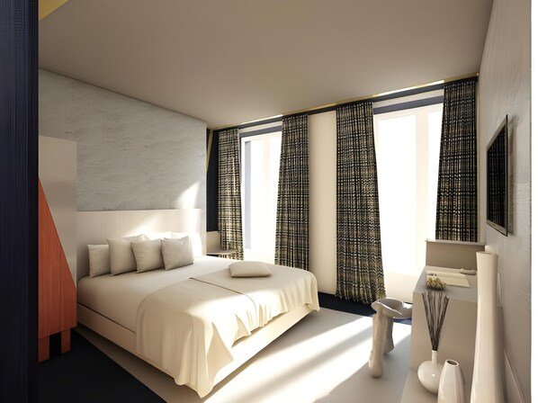 Premium bedding, minibar, in-room safe, desk