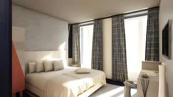 Premium bedding, minibar, in-room safe, desk