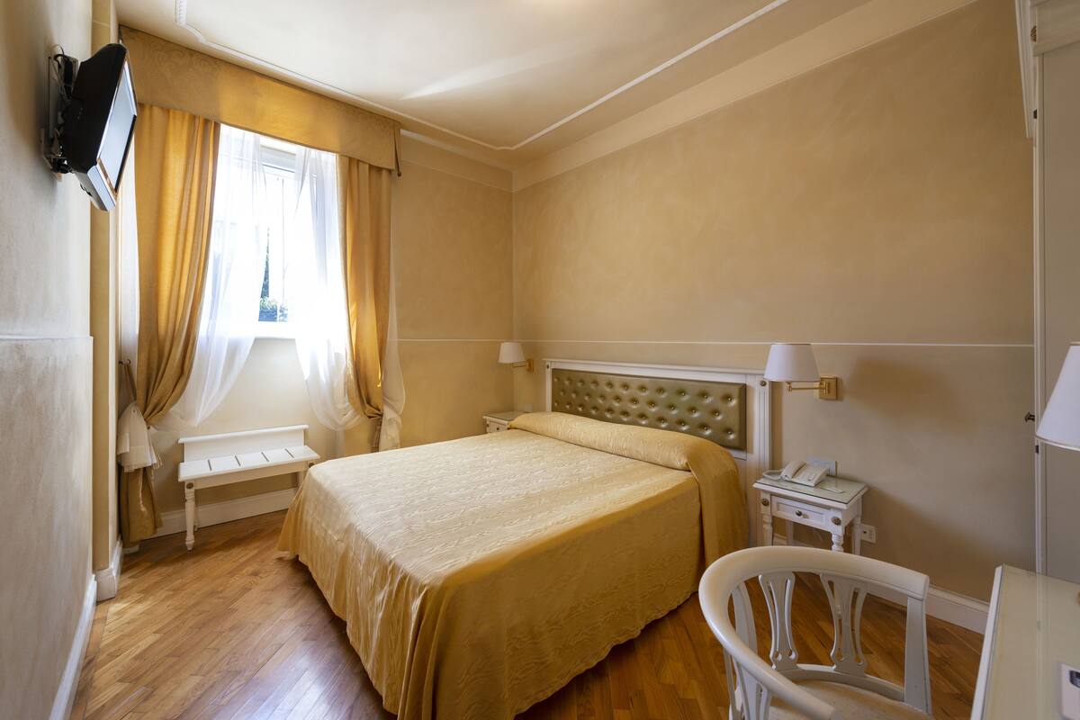 Premium bedding, memory-foam beds, minibar, in-room safe