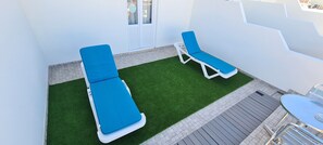 Superior Twin kamer, terras | Verduisterende gordijnen, gratis wifi, beddengoed