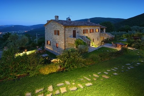 Front of property – evening/night