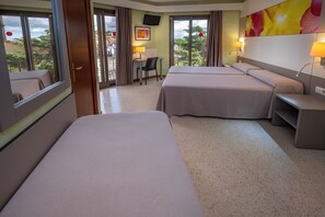 Standard Triple Room, Balcony | Memory-foam beds, desk, laptop workspace, blackout curtains