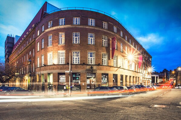 Front of property – evening/night