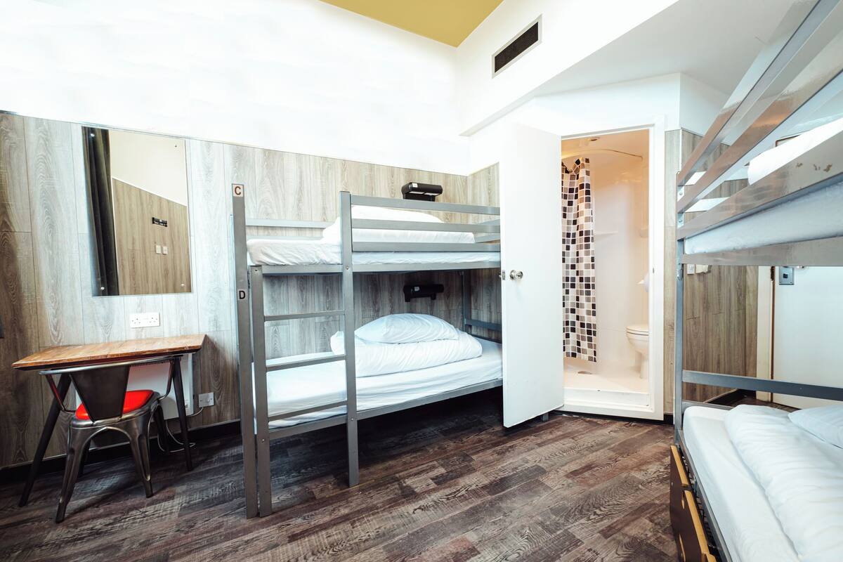 Private 4 Bed Room | Bathroom | Shower, free toiletries, hair dryer, soap