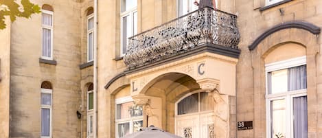 Fassade der Unterkunft