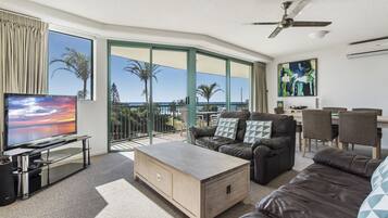 Apartment, 2 Bedrooms (Levels 2-5) | Living area | 32-inch flat-screen TV with digital channels, LCD TV, DVD player