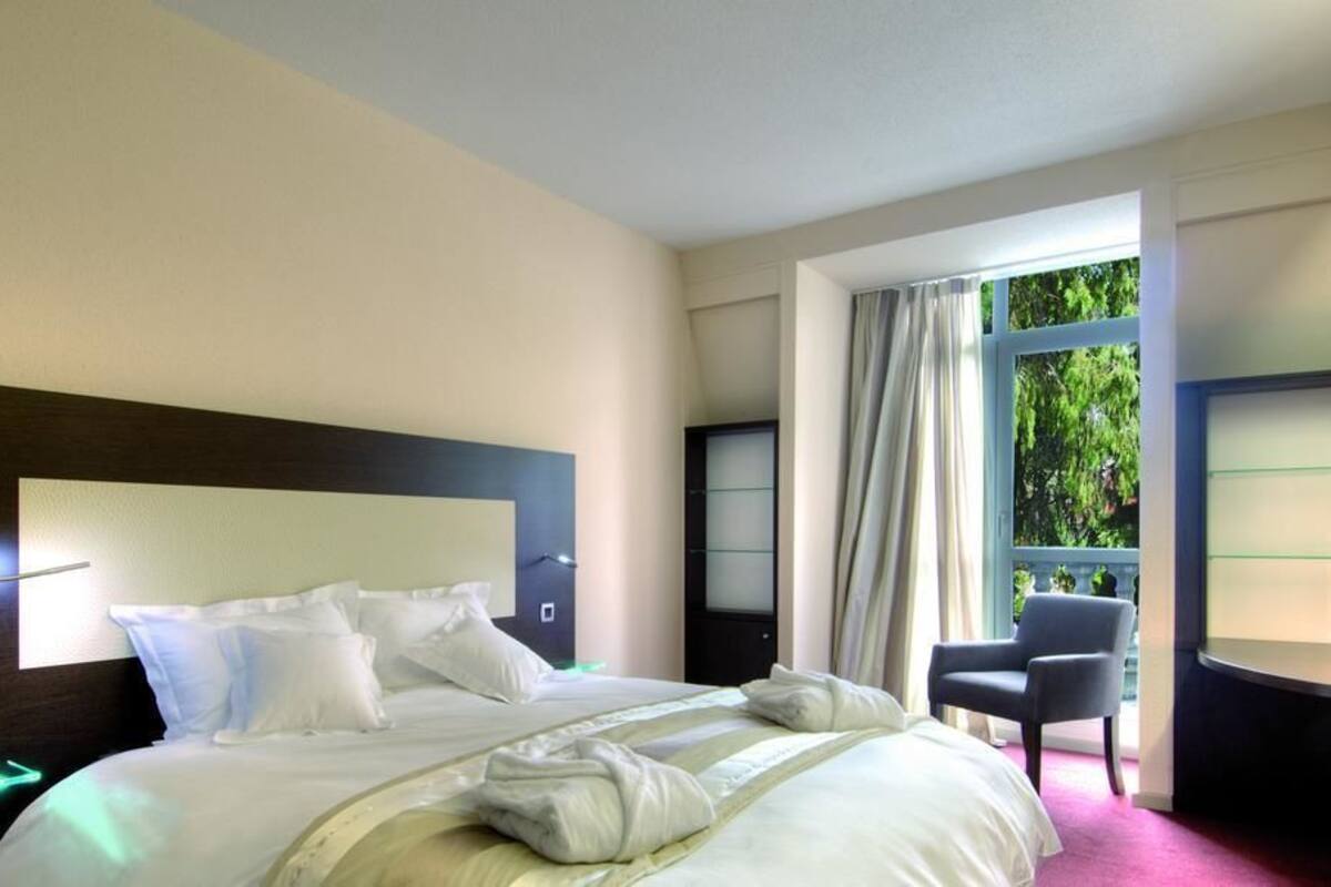 classic double room, pool view | in-room safe, iron/ironing board, free wifi, bed sheets