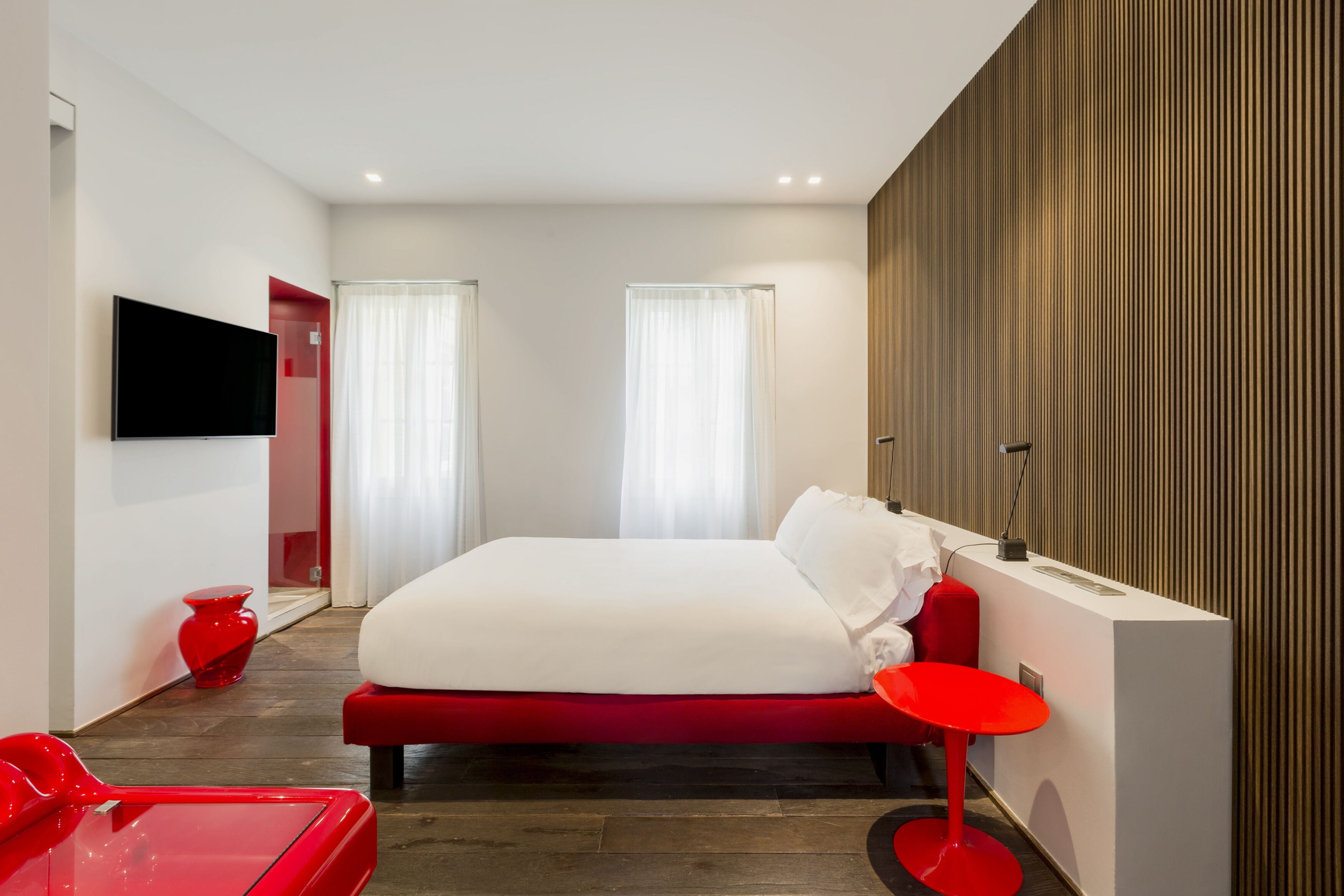 design double room, 1 double bed (design) | 1 bedroom, premium bedding, down duvets, minibar