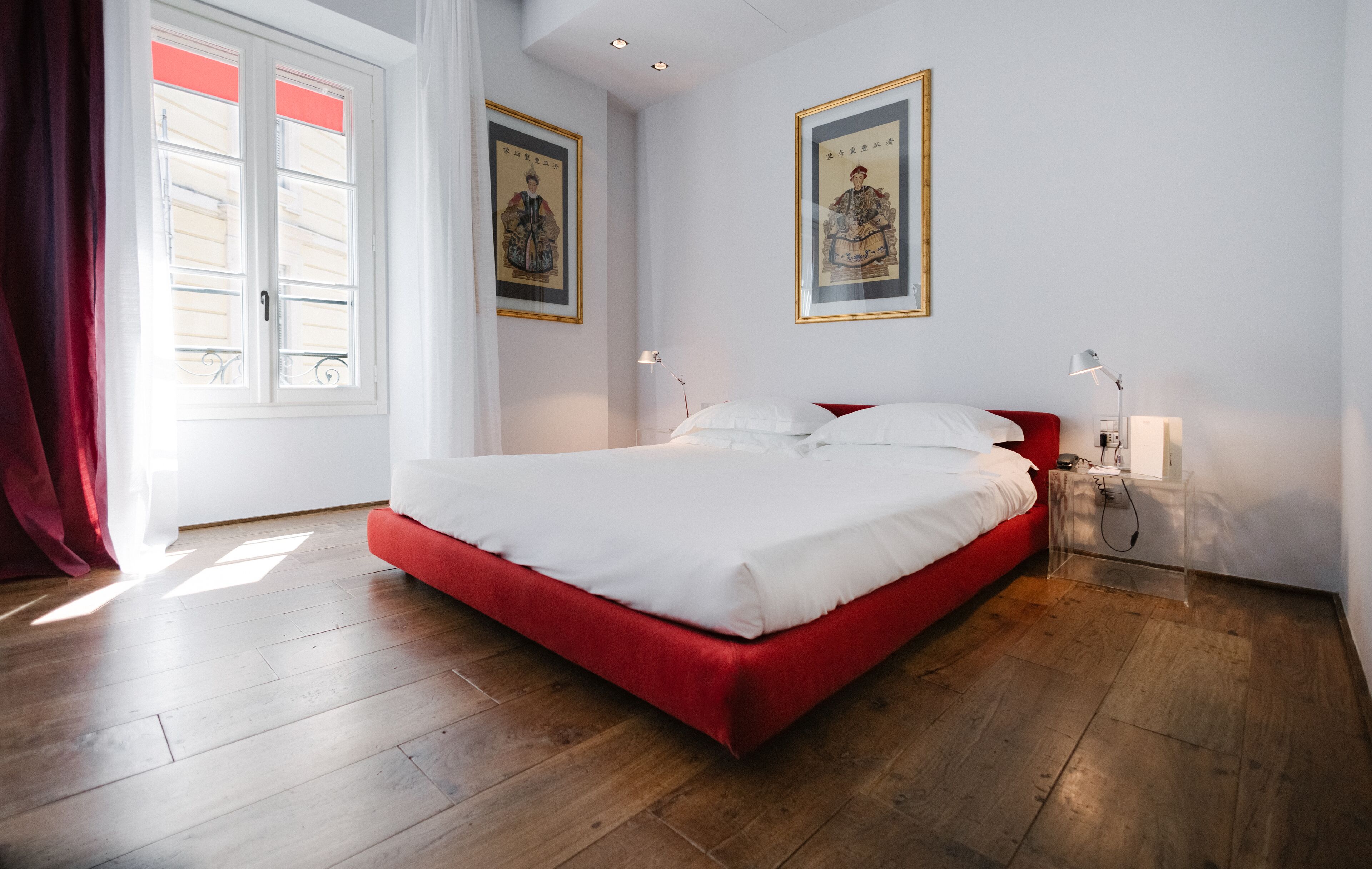 deluxe double room, city view | view from room