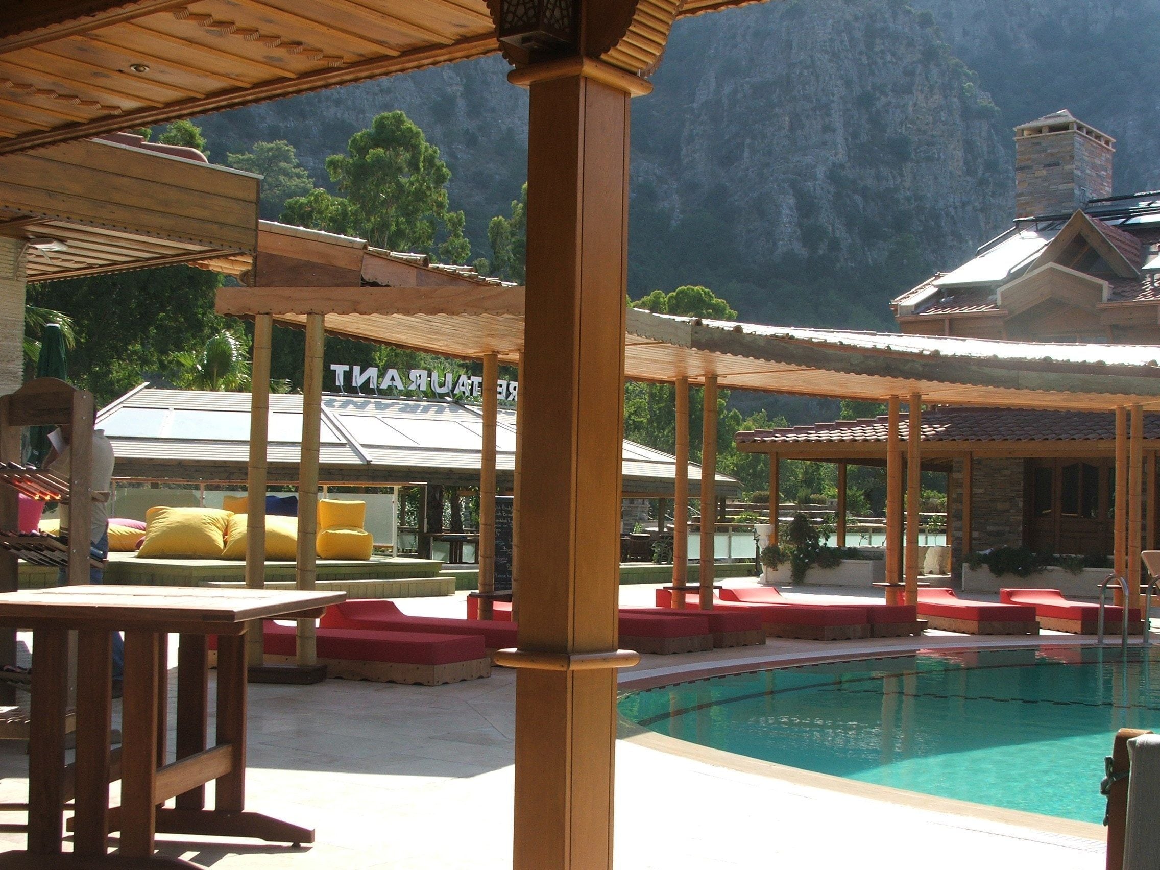 Indoor pool, seasonal outdoor pool, sun loungers