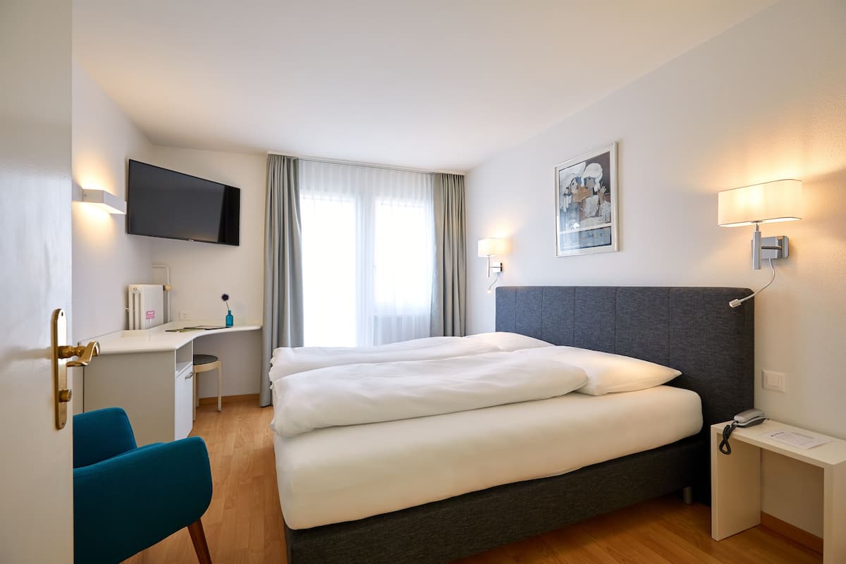 Standard Double Room, Lake View | Minibar, in-room safe, blackout curtains, rollaway beds