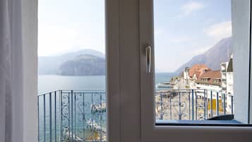 Standard Double Room, Lake View | Balcony view