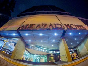 Front of property – evening/night