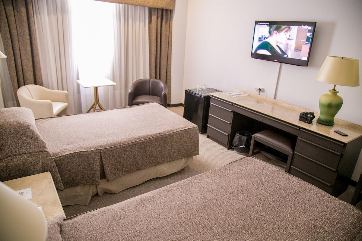 Minibar, in-room safe, desk, blackout curtains