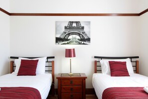 3 chambres, literie de qualité supérieure, surmatelas