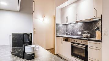 Appartamento Classic, 2 camere da letto, balcone (Plus Cleaning Fee 4,00 EUR p.p./night) | Cucina privata