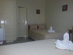 Desk, cribs/infant beds, rollaway beds, free WiFi