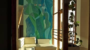 Sala de estar en el lobby