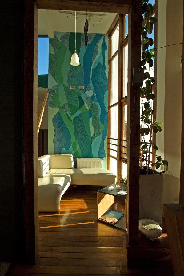Lobby sitting area