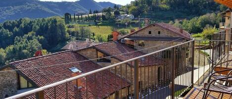 Quadruple Room, City View | Balcony view