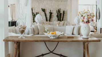 Sitteområde i lobbyen