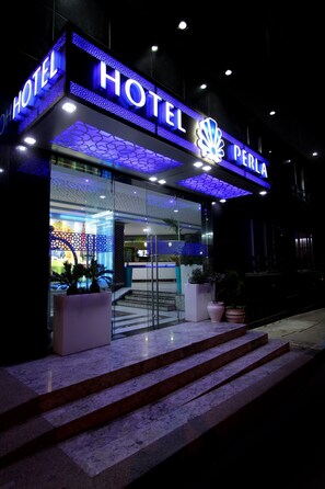 Front of property – evening/night