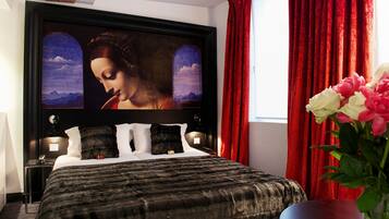 Lakens van Egyptisch katoen, luxe beddengoed, pillowtop-bedden