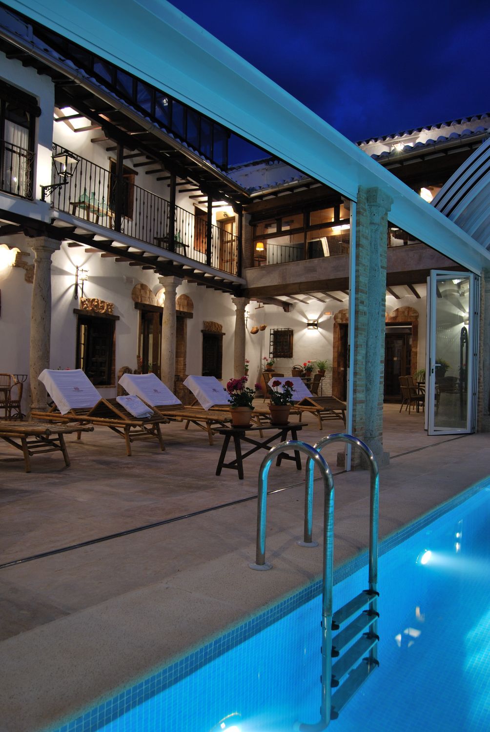 indoor pool, outdoor pool