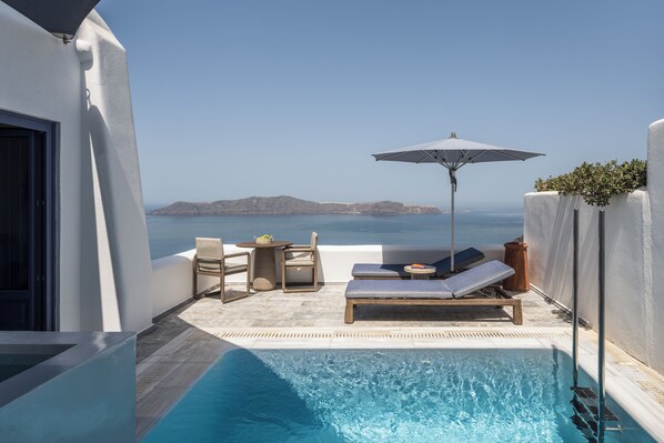 Honeymoon Suite with Outdoor Plunge Pool | Piscine privée