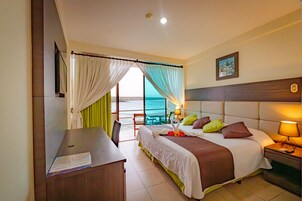 Double Room Ocean View Solymar Tower | Premium bedding, free minibar, in-room safe, individually decorated