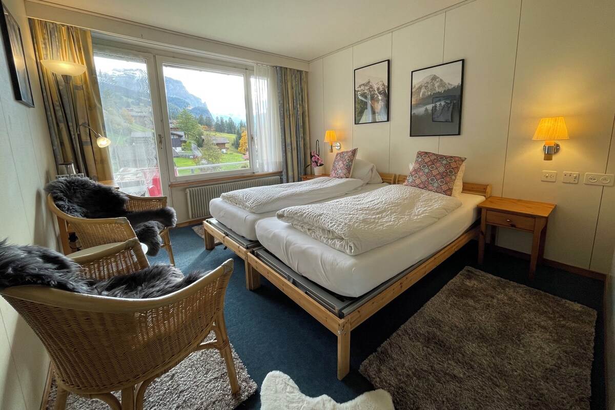 Standard Double Room, Mountainside | Hypo-allergenic bedding, in-room safe, blackout curtains, free WiFi