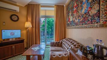 Staduitzicht vanuit accommodatie