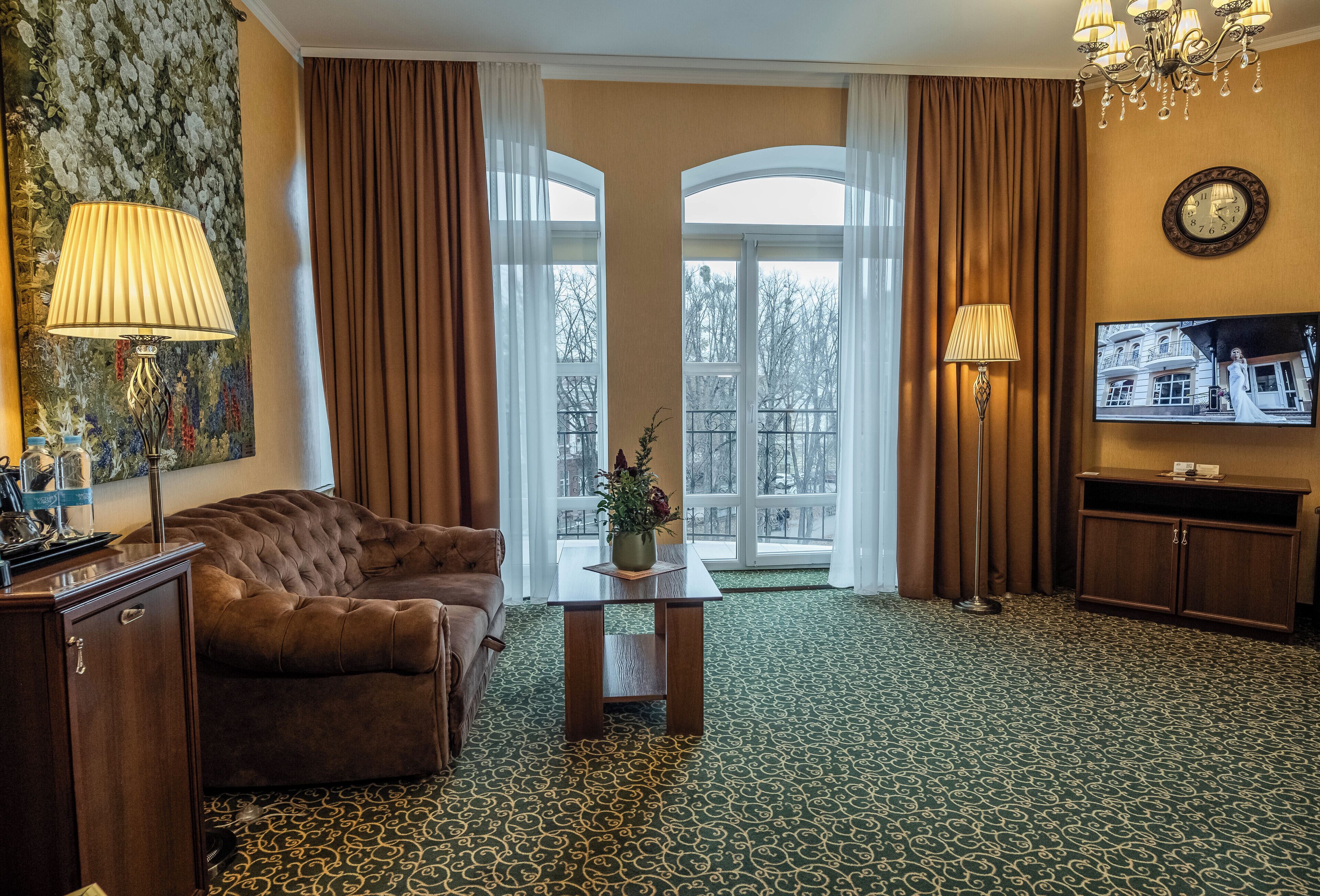 Deluxe tweepersoonskamer | Uitzicht op het park