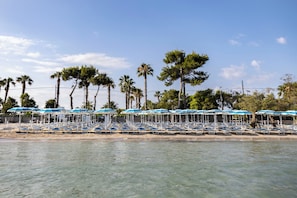 Private beach