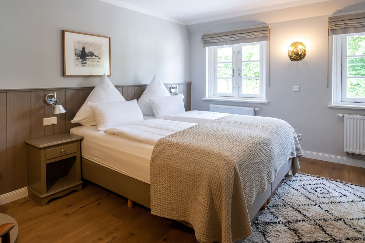Comfort tweepersoonskamer | Lakens van Egyptisch katoen, luxe beddengoed, individueel gedecoreerd