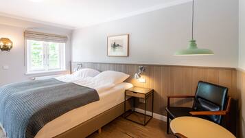 Comfort tweepersoonskamer | Lakens van Egyptisch katoen, luxe beddengoed, individueel gedecoreerd