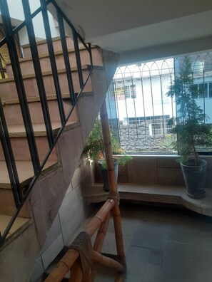 Interior entrance
