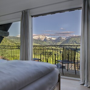 Suite Junior, balcon, vue montagne