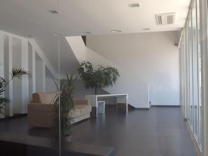 Sitteområde i lobbyen