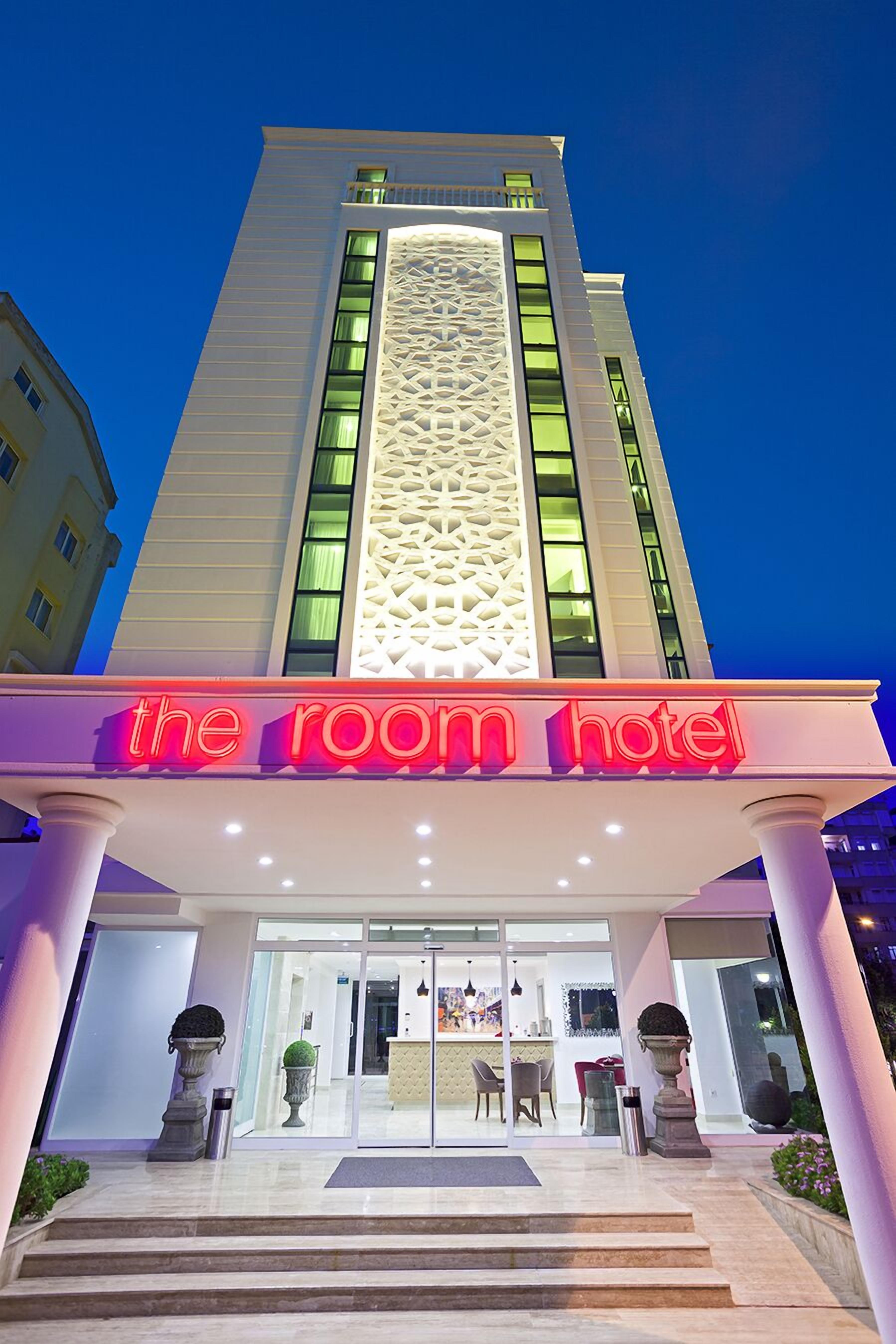 front of property – evening/night