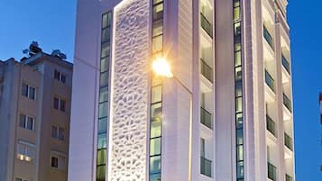 Front of property – evening/night