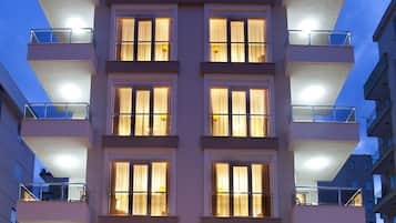 Blick von der Unterkunft