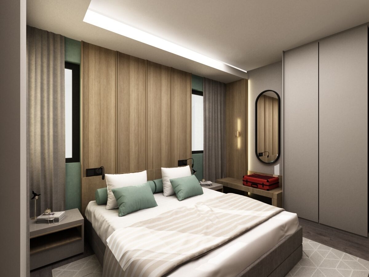 2+1 APARTMENT - ANEX BUILDING | Peti besi dalam bilik, Wi-fi percuma 