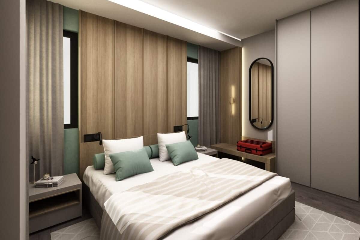 2+1 APARTMENT - ANEX BUILDING | Peti besi dalam bilik, Wi-fi percuma