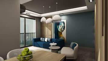 2+1 APARTMENT - ANEX BUILDING | Oleskelualue | LCD-televisio