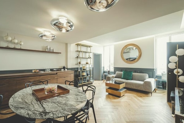 Presidential Suite, 3 Bedrooms, Balcony (Margaux) | Living area