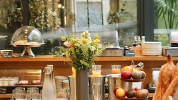 Daily buffet breakfast (EUR 33 per person)
