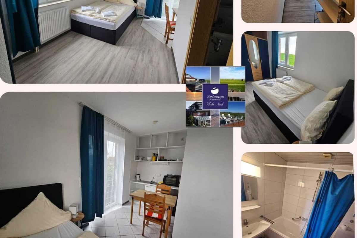 Departamento (incl. end cleaning fee €38) | Ropa de cama hipoalergénica y caja de seguridad en la habitación